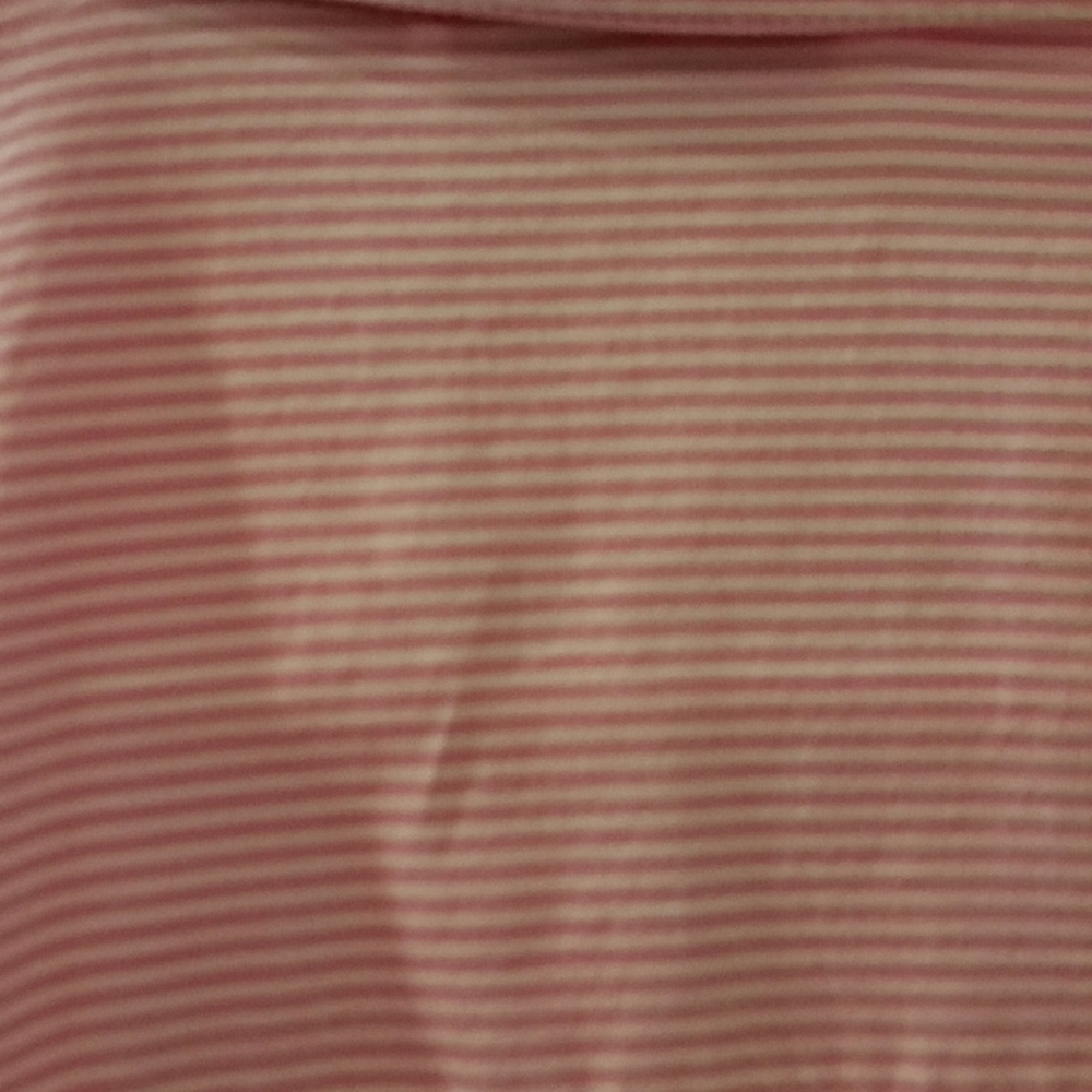 Basic Editions Floral Embroidered Button Down Shirt Pink Striped size M - Picture 11 of 16
